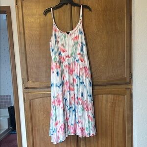 Torrid Multicolor Tie-Dye Midi Dress